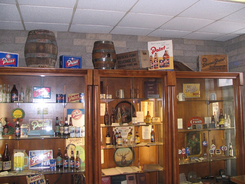 IMG_2343.jpg - Three display cases of great Point items and history.