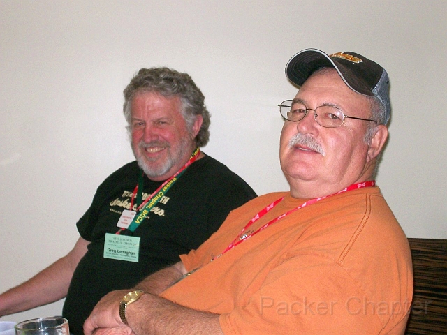 05.JPG - Greg Lenaghan & Jerry Molitor relaxing in the Wisconsin Hospitality Room Friday night.