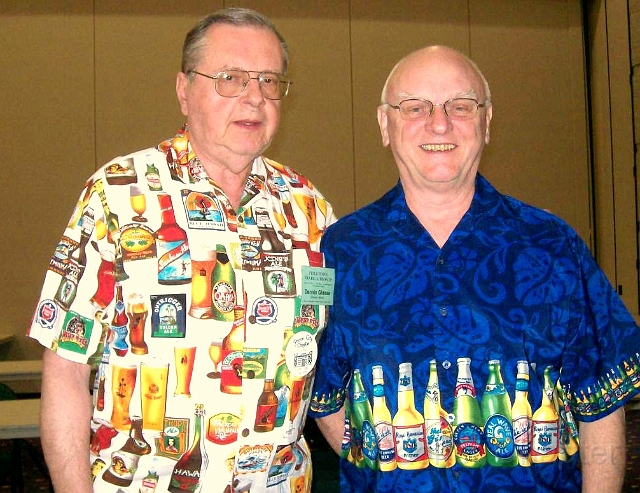 25.JPG - Dennis Glossa & Steen Borup-Nielsen came prepared for the Sat.Nite “Hawaiian Night”.